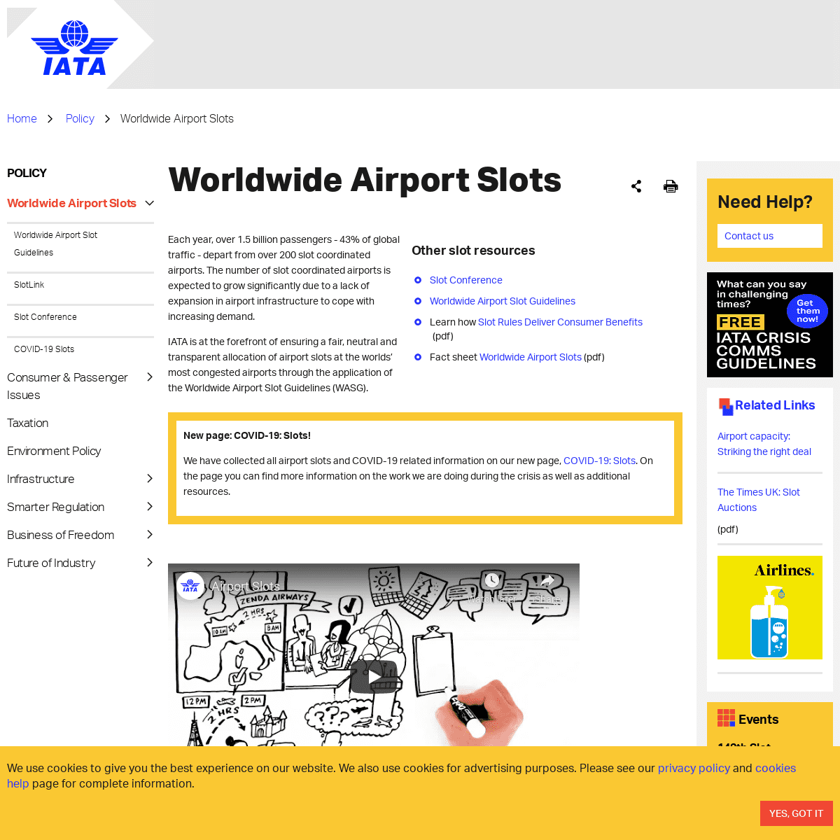 A complete backup of https://www.iata.org/en/policy/slots/