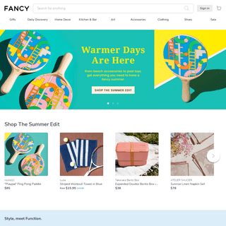 A complete backup of https://thefancy.com