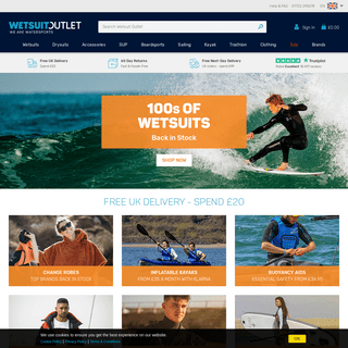 A complete backup of https://wetsuitoutlet.co.uk