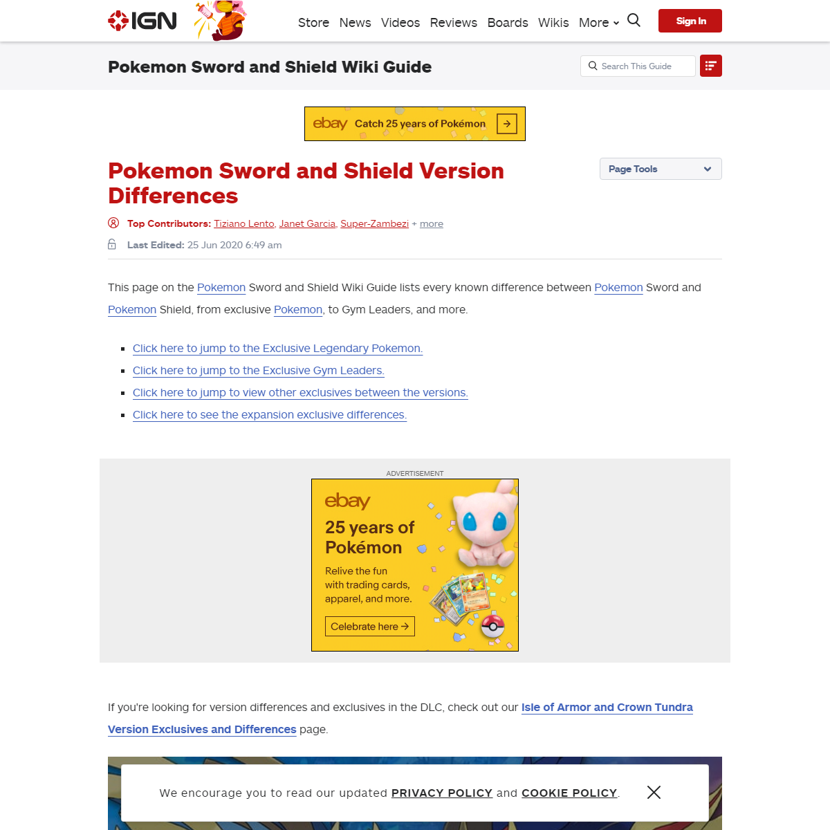 A complete backup of https://www.ign.com/wikis/pokemon-sword-shield/Pokemon_Sword_and_Shield_Version_Differences