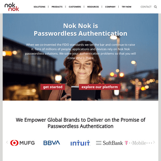 Passwordless Authentication - Nok Nok Labs