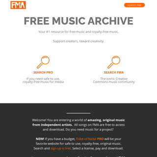A complete backup of https://freemusicarchive.org