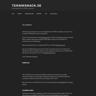 A complete backup of https://tekniksnack.se