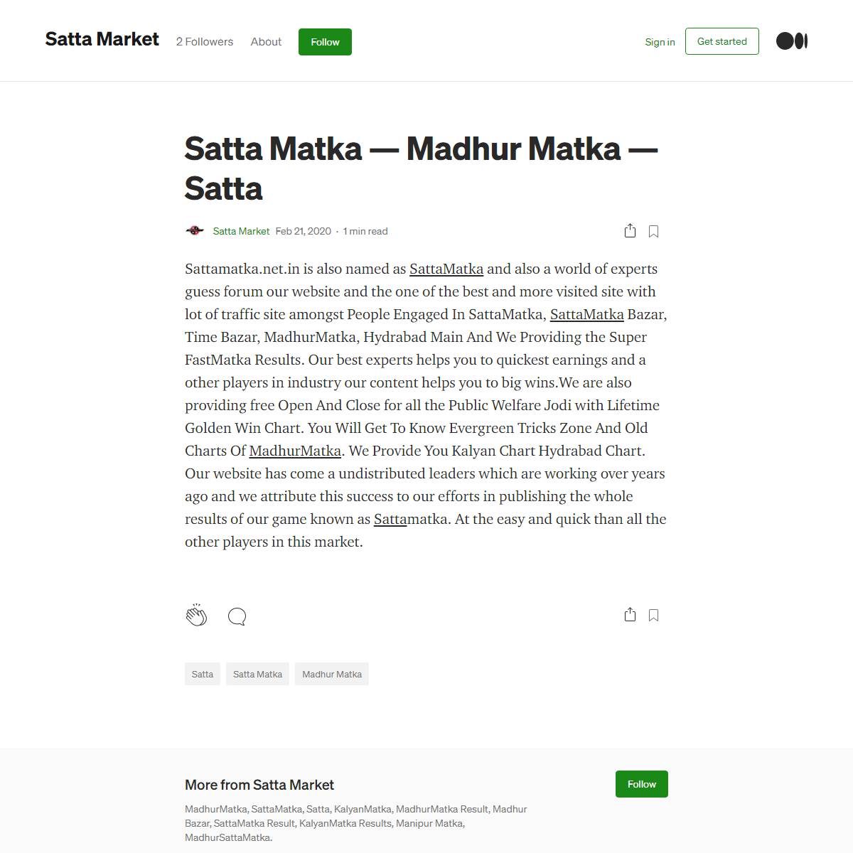 A complete backup of https://medium.com/@sattamatka1/satta-matka-madhur-matka-satta-f74f46761da4