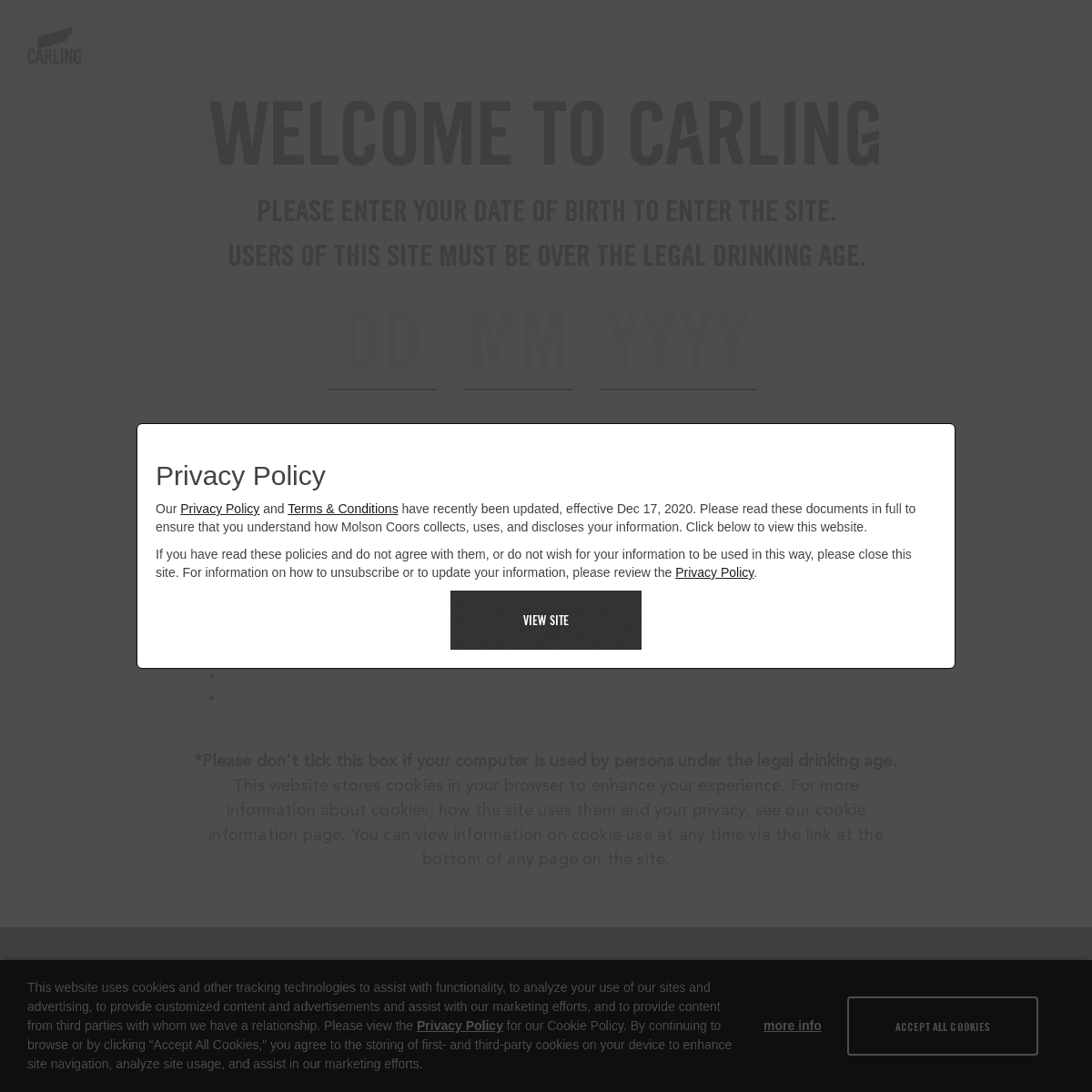 A complete backup of https://carling.com