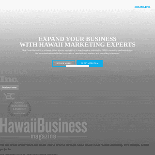 Hawaii SEO, Maui Website Design & Marketing Services