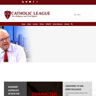 Catholic League â€“ News and defending the Catholic Church.