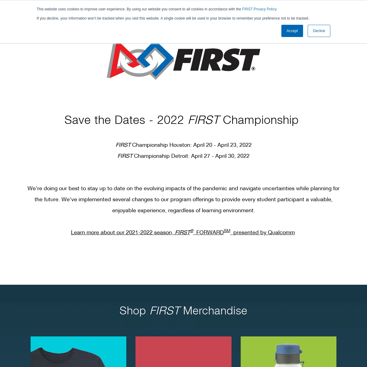A complete backup of https://firstchampionship.org
