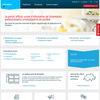 Homepage - orientation.ch