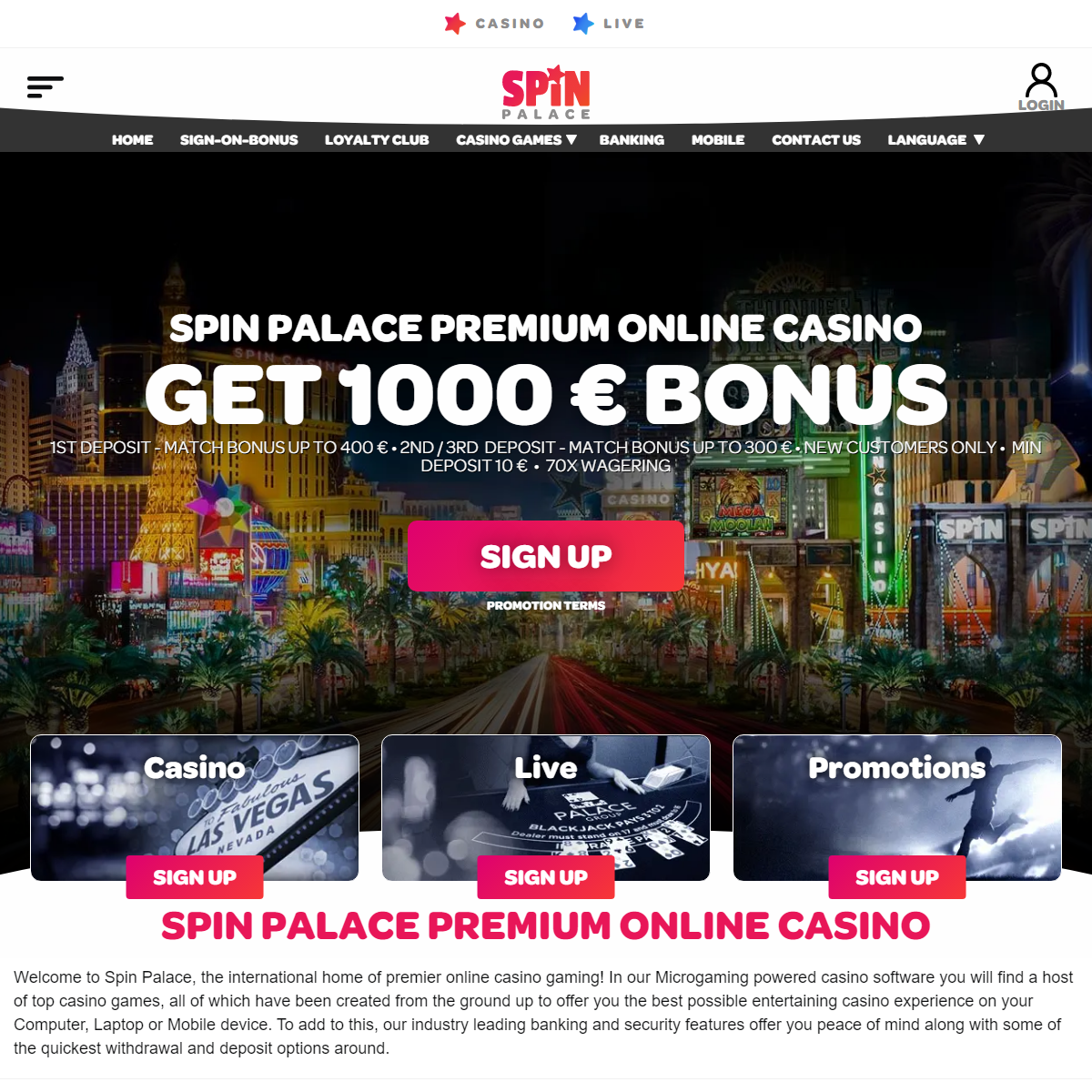 A complete backup of https://www.spinpalace.com/