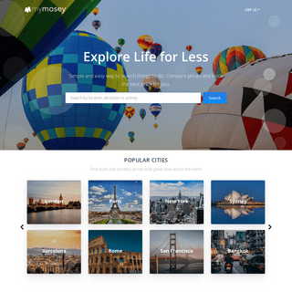 mymosey - Compare Tours, Attractions & Activities