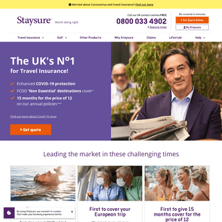 A complete backup of https://staysure.co.uk