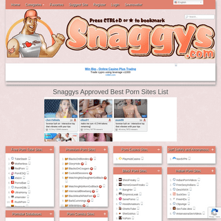 Snaggys - The #1 Best Porn Sites List! Don`t waste time. Find HQ porn here