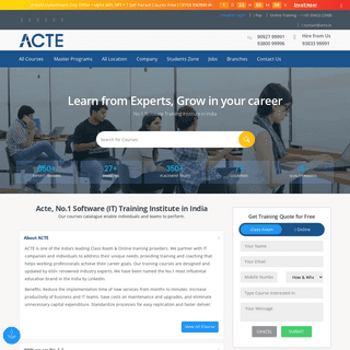 A complete backup of https://acte.in