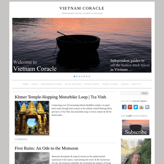 Vietnam Coracle â€“ Independent Travel Guides to Vietnam