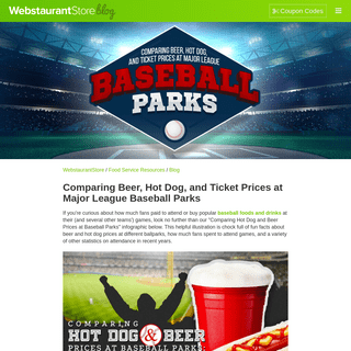 A complete backup of https://www.webstaurantstore.com/blog/628/beer-hot-dog-and-ticket-prices-at-major-league-baseball-parks.htm