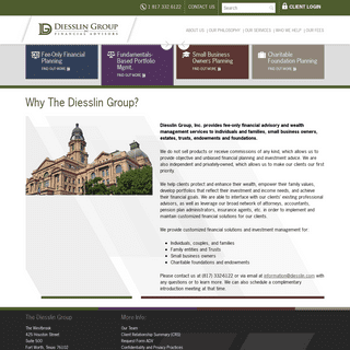 Diesslin Group, Inc. - Fee-only Financial Planning and Investment Management Firm