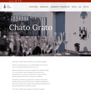 CHATOGRATO- Tu lugar de vinos y comida en ValdepeÃ±as
