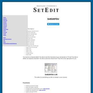 A complete backup of https://www.setedit.de/SetEdit.php?spr=2&Editor=88