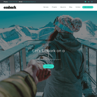 Embark Websites - Website Design and Development