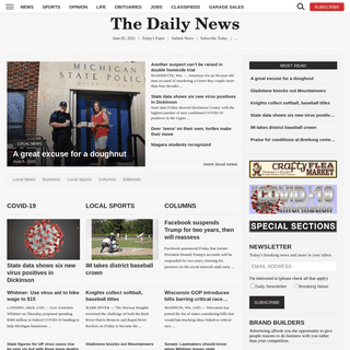 News, Sports, Jobs - The Daily news