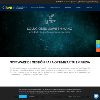 Software de GestiÃ³n para Pymes - Clavei