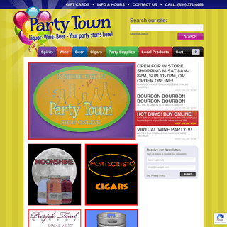 A complete backup of http://partytownky.com/