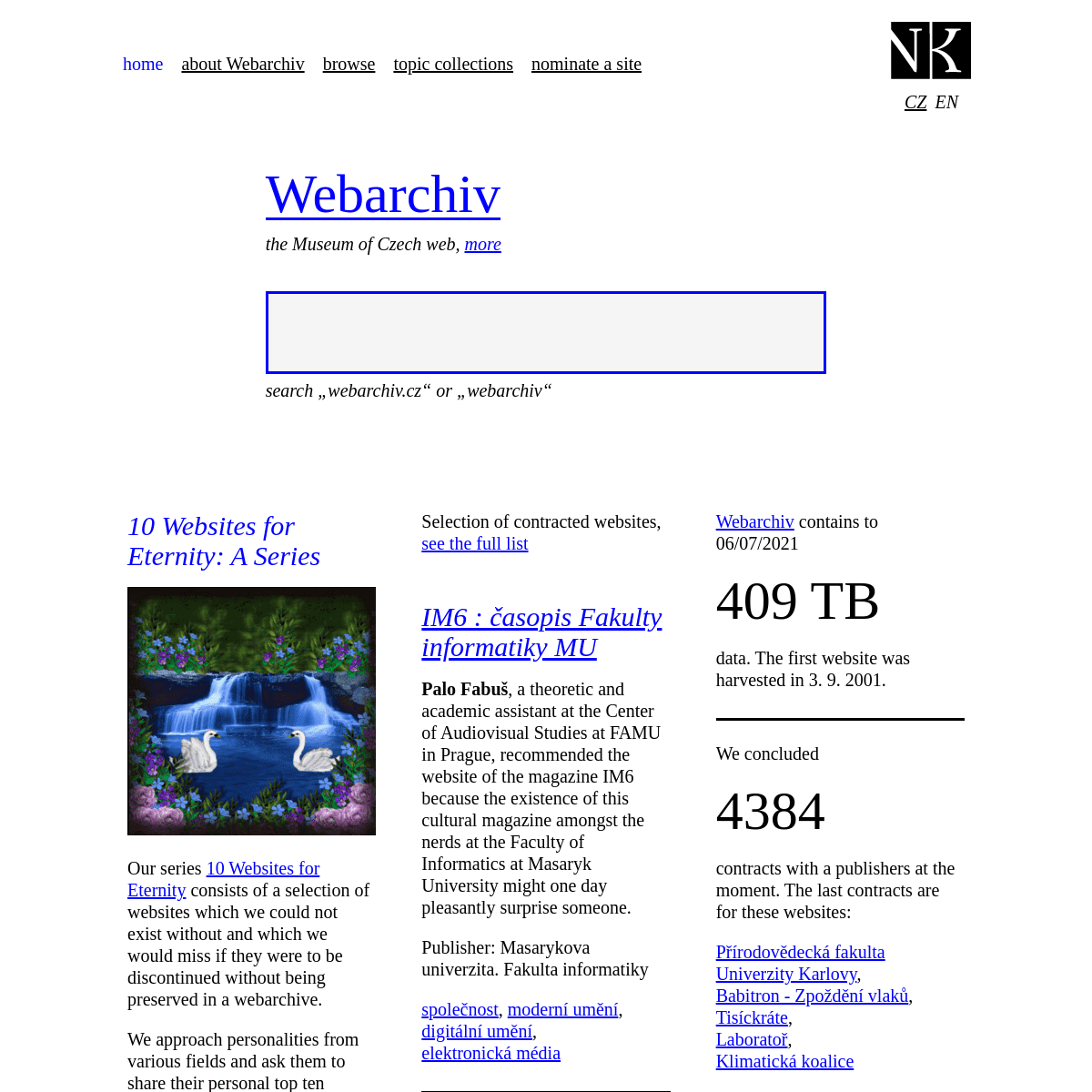 A complete backup of https://webarchiv.cz