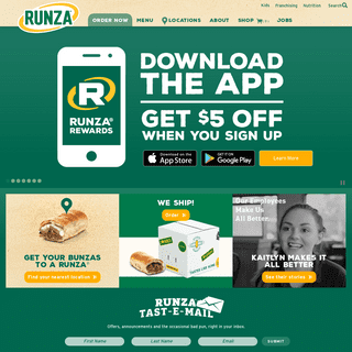 A complete backup of https://runza.com