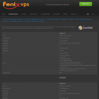 A complete backup of http://www.fenixvps.com/dedicated.html