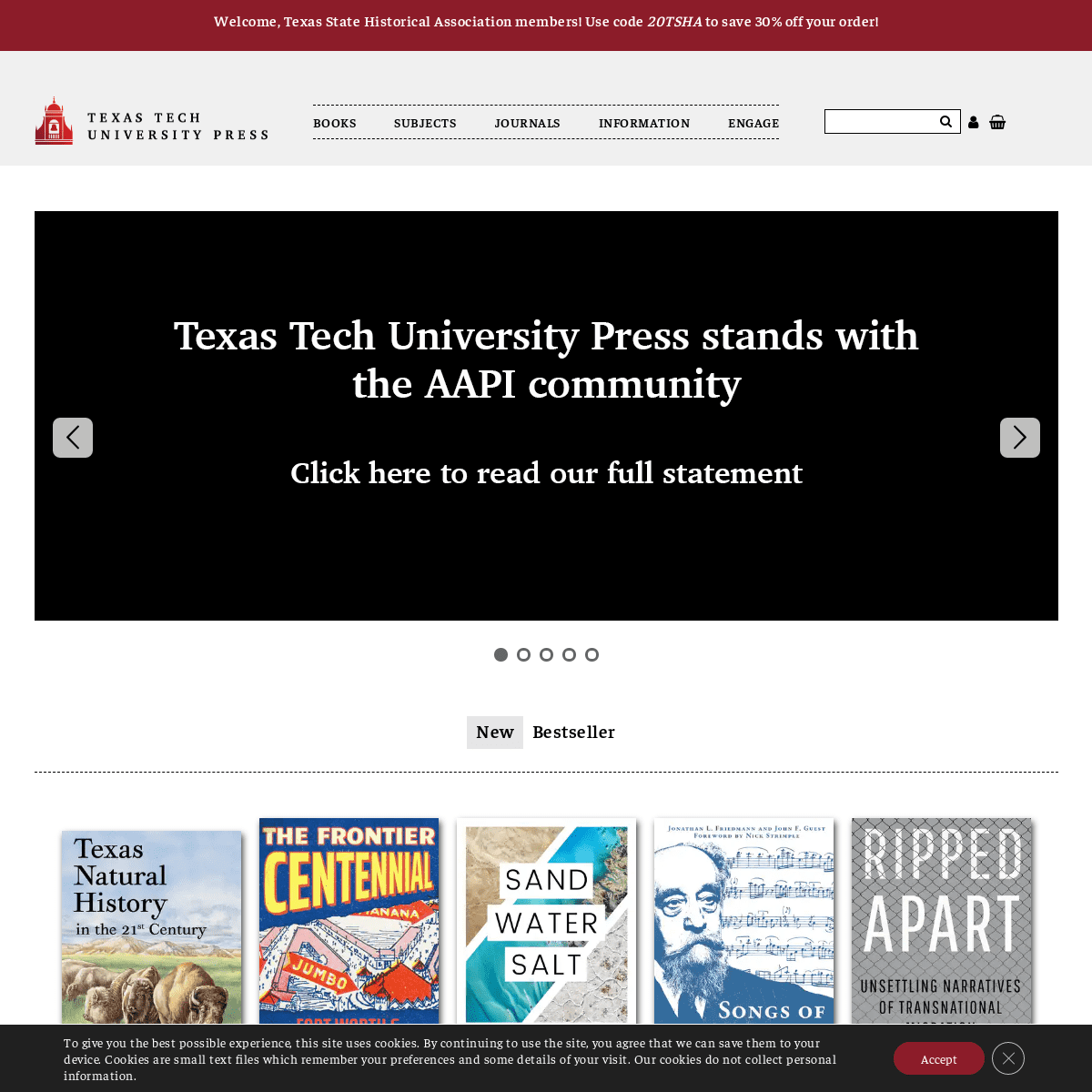 Home - Texas Tech University Press