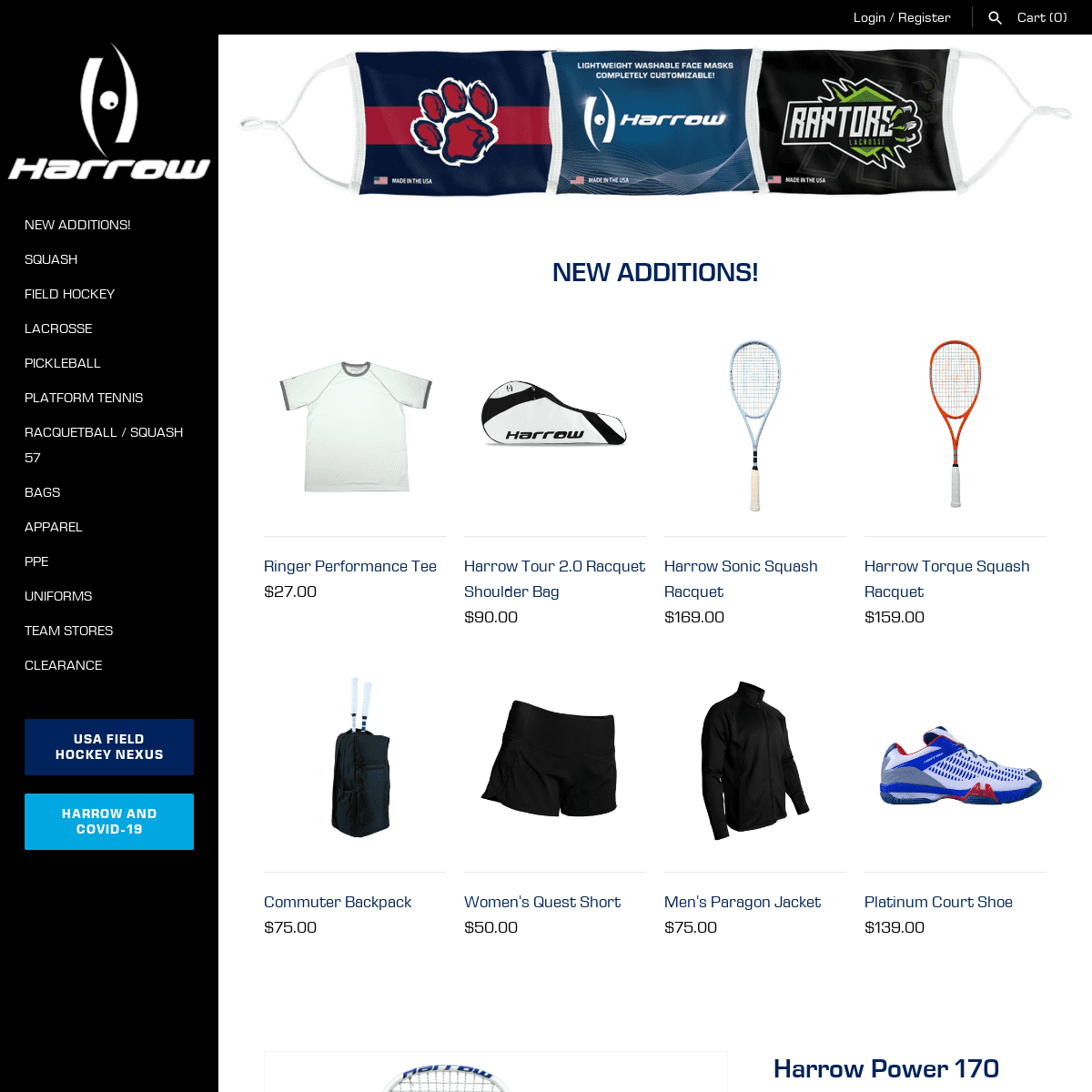 A complete backup of https://harrowsports.com