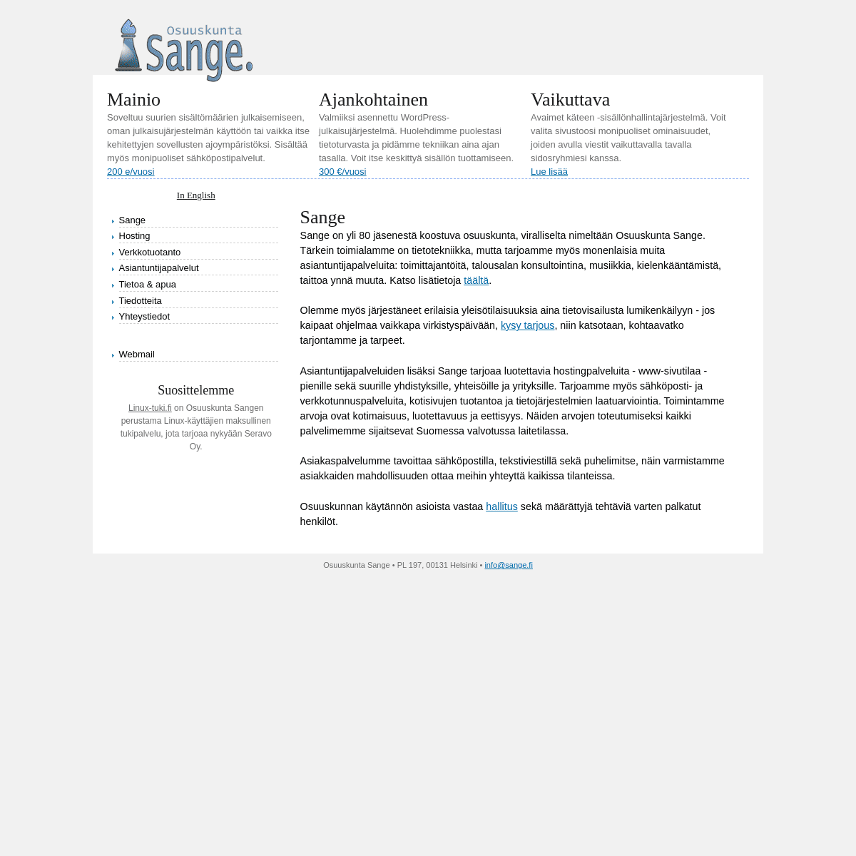 A complete backup of https://sange.fi