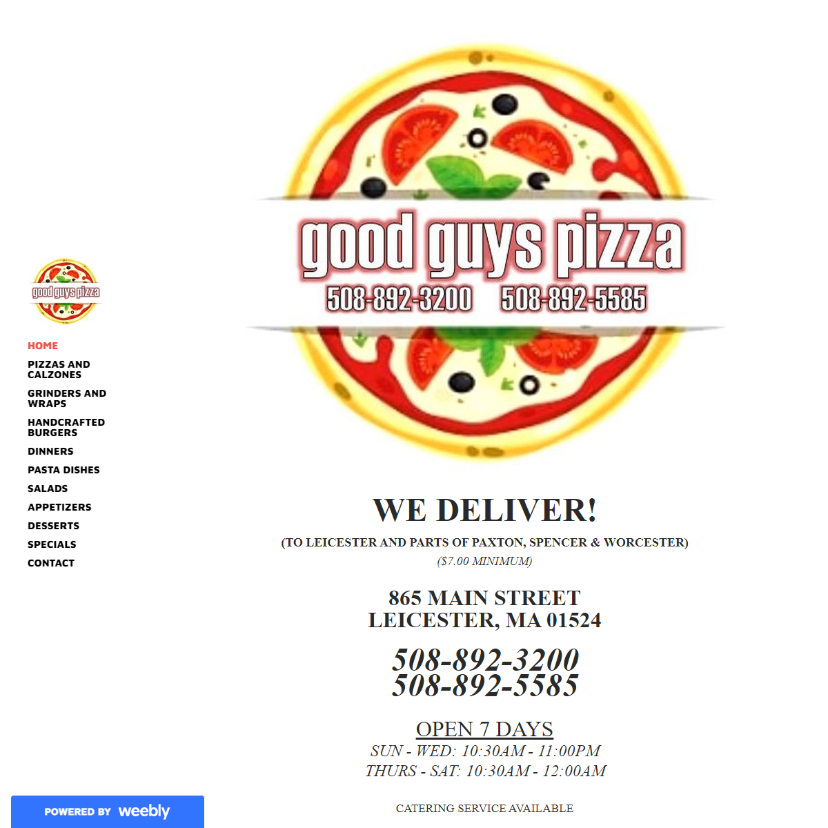 A complete backup of https://goodguyspizzaleicester.weebly.com/