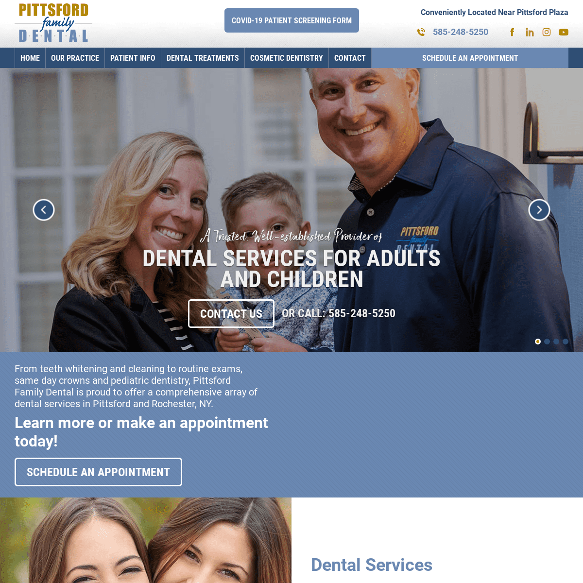 A complete backup of https://pittsfordfamilydental.com