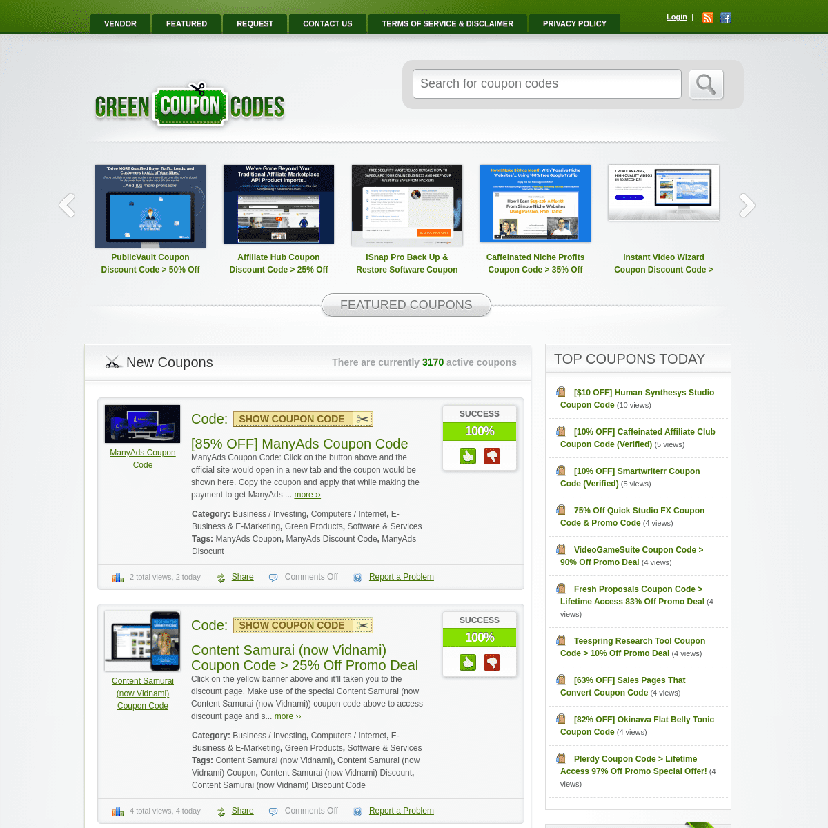 A complete backup of https://greencouponcodes.com