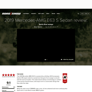A complete backup of https://www.cnet.com/roadshow/reviews/2019-mercedes-amg-e63-s-sedan-review/