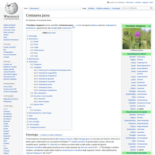 Centaurea jacea - Wikipedia