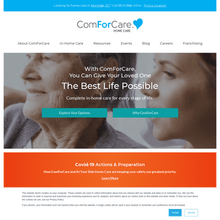 A complete backup of https://comforcare.com