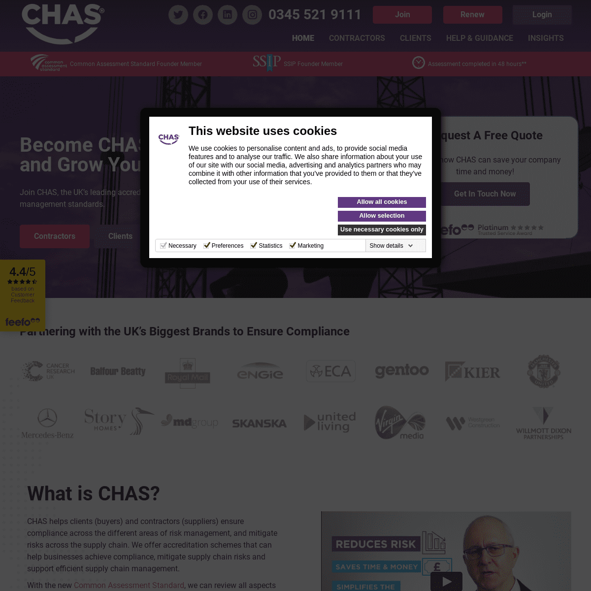 A complete backup of https://chas.co.uk