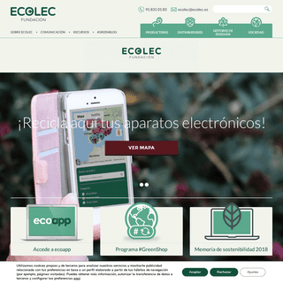 FundaciÃ³n Ecolec - Reciclaje electrÃ³nico y gestiÃ³n de RAEE