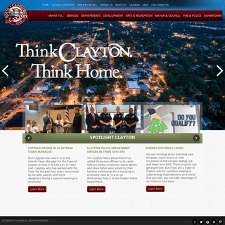 A complete backup of https://townofclaytonnc.org