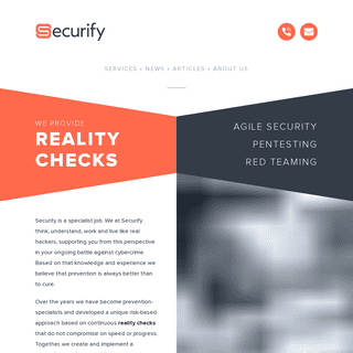 Securify - We provide reality checks