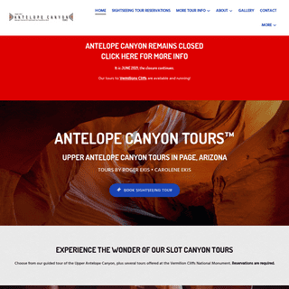 Antelope Canyon Tours - Upper Antelope Canyon Slot Tours - Page, AZ