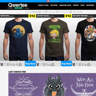 A complete backup of https://www.qwertee.com/