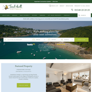A complete backup of https://toadhallcottages.co.uk