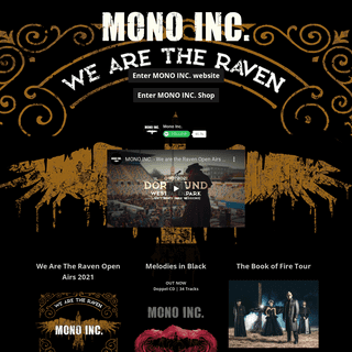 MONO INC. official website