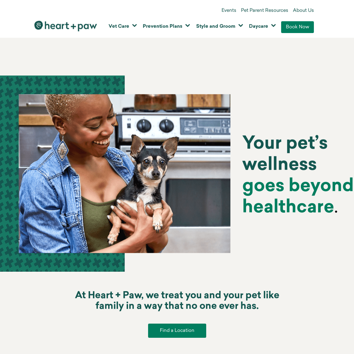 Heart + Paw - Veterinary - Pet Groomer - Dog Daycare