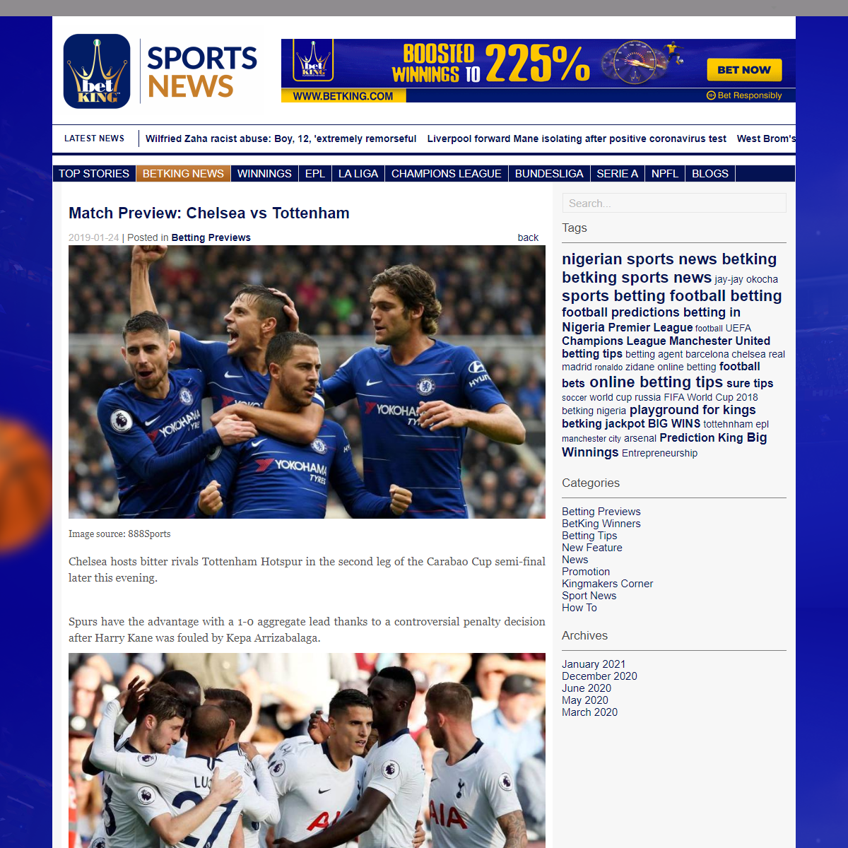 A complete backup of http://news.betking.com/tabs/blog/2019/01/match-preview-chelsea-vs-tottenham