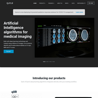 Qure.ai - Artificial Intelligence for Radiology
